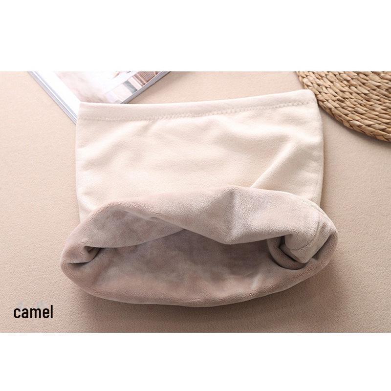 Unisex Thickened Velvet Waist Protection Belt - Winter Cold-Proof Knitted Cotton for Added Warmth