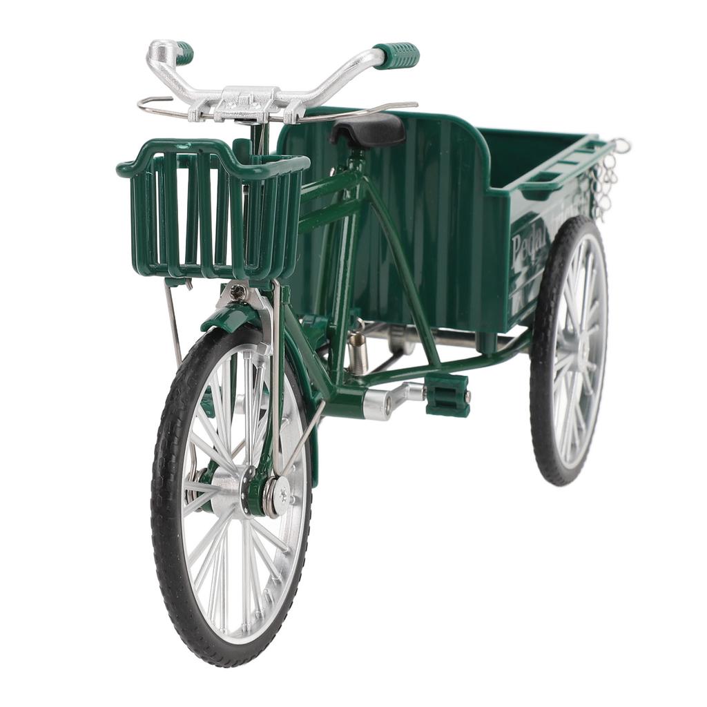Miniaturlegierung Retro Dreirad Pritschenwagen Metall Dreirad Modell Spielzeug Oldtimer Zuhause