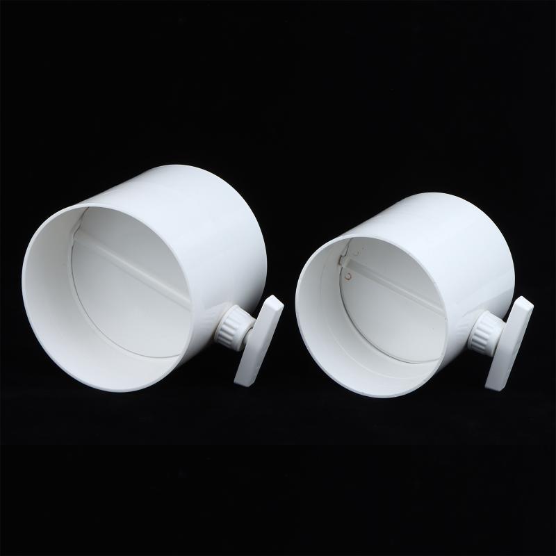Portable PVC Air Valve Anti-Corrosion Round Pipe Air Volume Regulator 75-200mm for Livestock Farm Ventilation Use