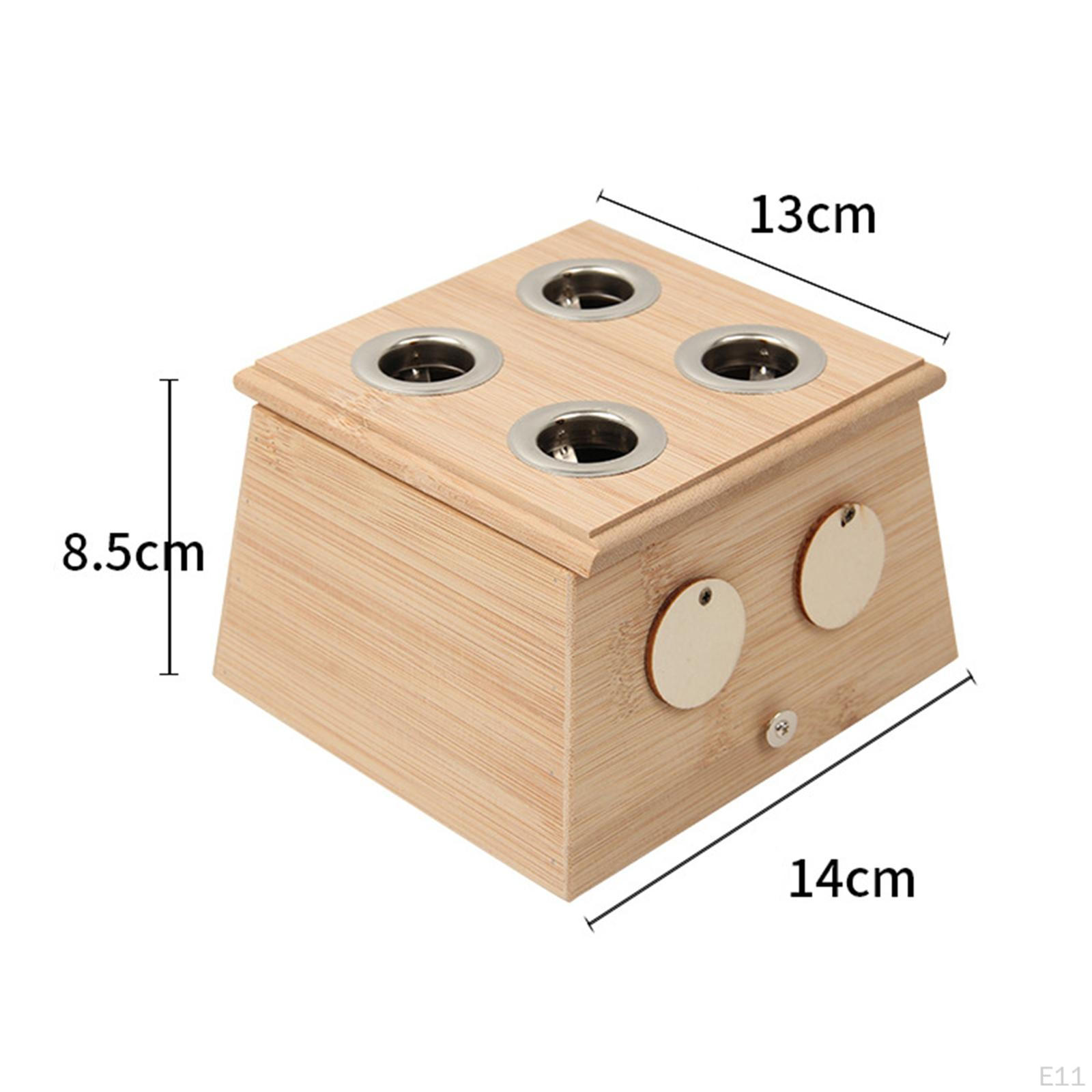 Moxa Box Roller Stick Holder Wood Simple Rustproof MoxiBistration Tool Stickes Burner — фото 11