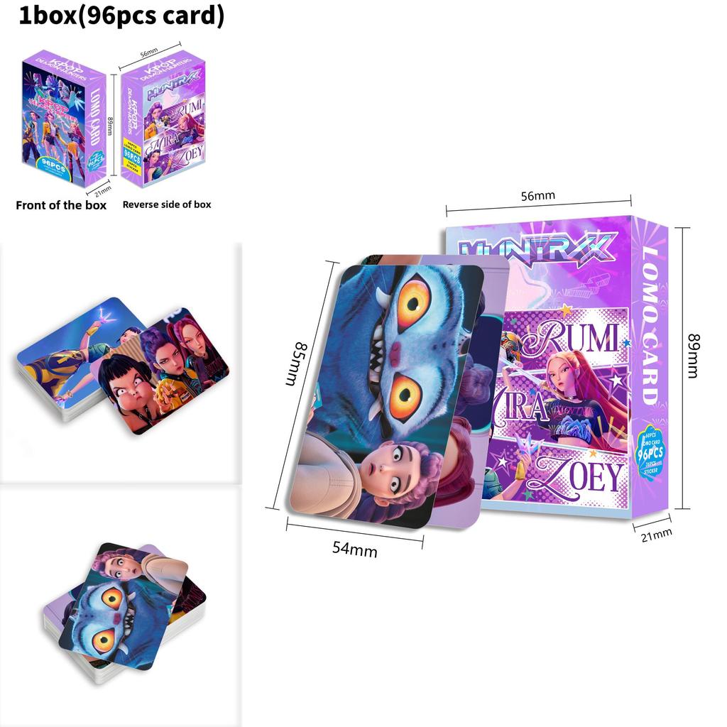 Kpop Demon Hunters Photo Stickers Postcard Collectors Card For Fans And Gifts
