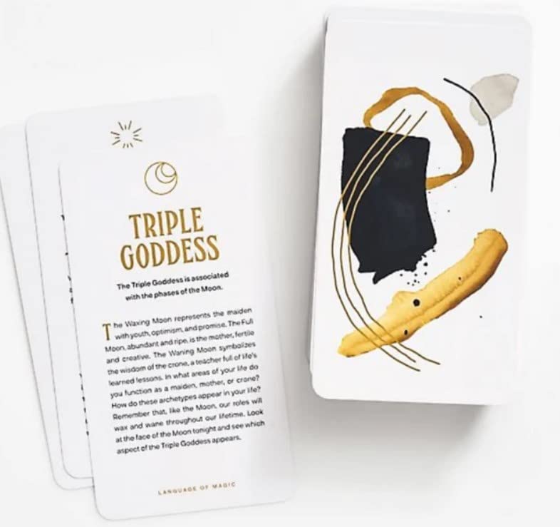 Kancharo 78-Card Tarot Card Set [The Spells Deck] Includes a Basic Japanese Tarot Card Instruction Manual and Pouch (Authentic)