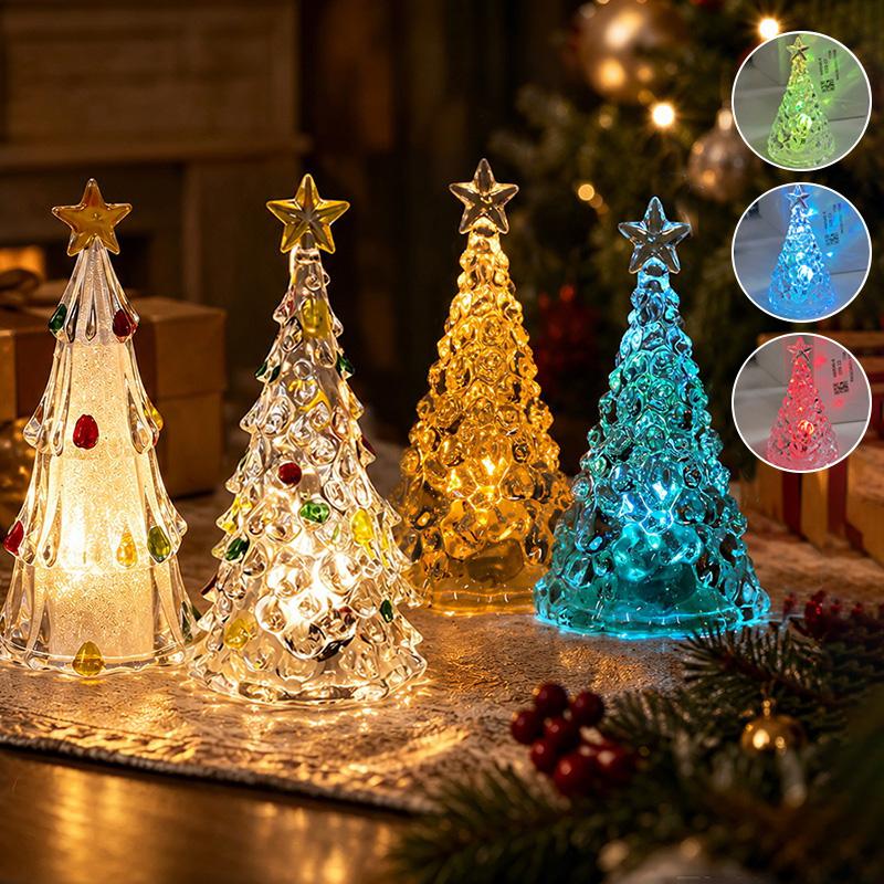 Glowing Christmas Tree Luminous Xmas Tree Ornament Christmas Decorations 2026 Desk Accessories Glow in The Dark Navidad