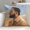 popular singer Drake Cushion Cover Soft  EasyWash Pillow Case  Versatile for Couch Bed Travel and Office