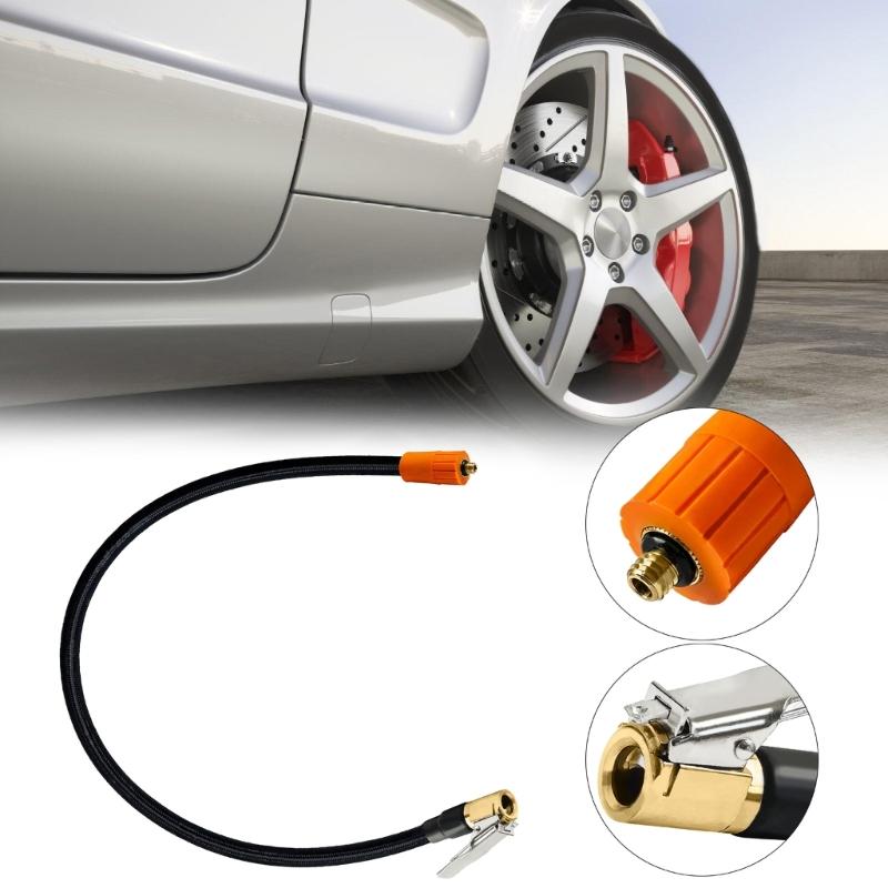 6mm Thread Quick Connection Tire Inflator Adapters Silicone Air Chuck Leak Proof Corrosion Resistant For Bike Motorcycle Car