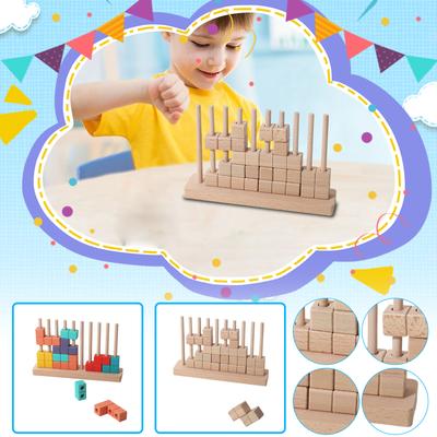 3D Puzzle - Creative Stacking & Spatial Thinking Toy For Kids' Brain Training