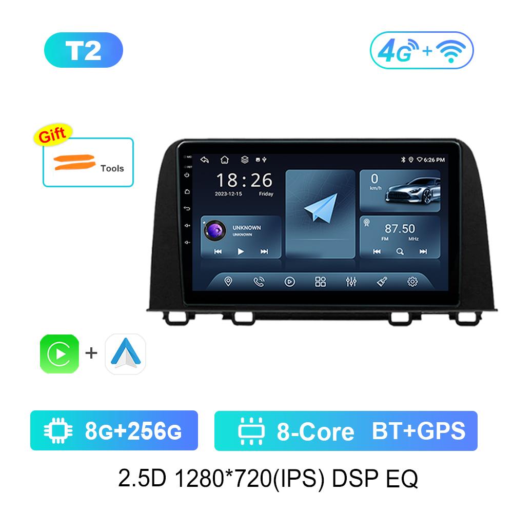 9 '' for Honda CRV CR-V 5 RT RW 2017 - 2019 Car Radio Multimedia Player Android Intelligent System GPS Navi WiFi+4G HD Screen