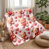 Stuffed Animals and Color Balls Theme blanket Lightweight Warm Flannel Blanket Decorative Throw Blanket for Home Decoration