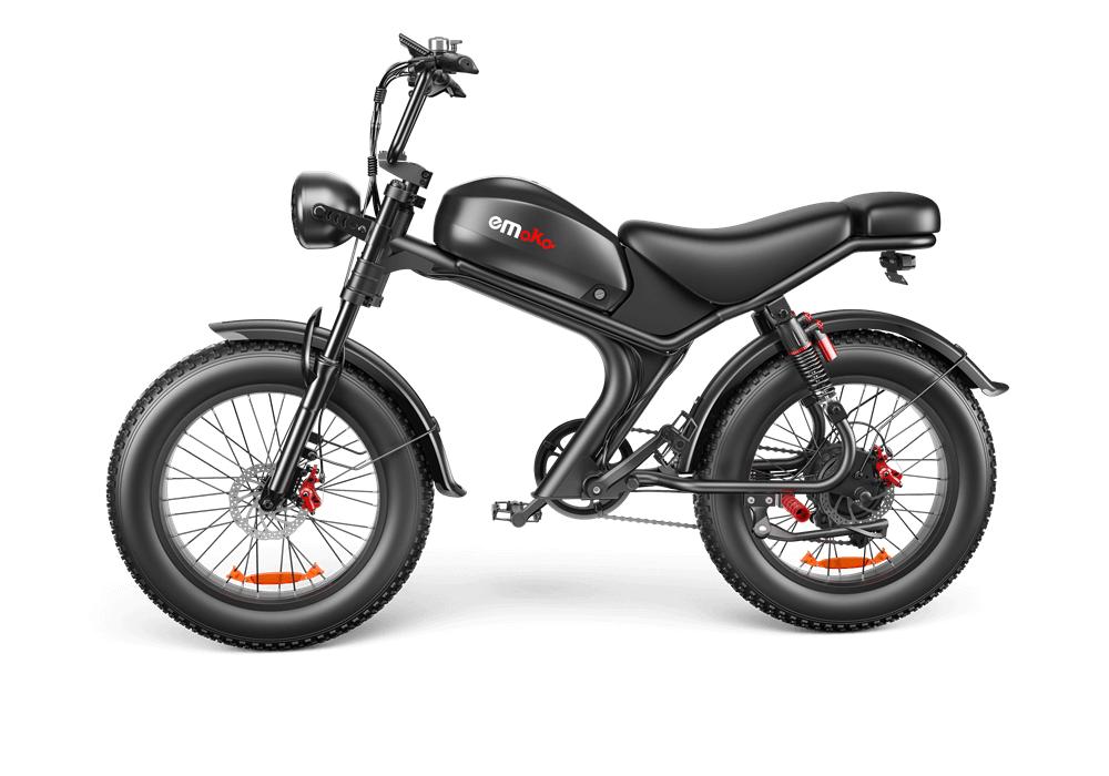 Electric Bicycle EMOKO C93 1000W Motor Electric Bike Adult Top Speed 50Km/h 48V 20AH Max Range 90Km Load Black