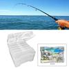 Fishing Lure Tackle Box Clear Waterproof 6 Layers Fishing Tool Box Bait Case Soft Hard Bait Hook Fishing Gear Organizer