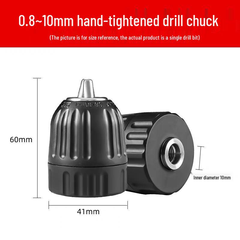 Self-Locking Ratchet Drill Chuck, 10/13mm, with Connecting Rod Accessories