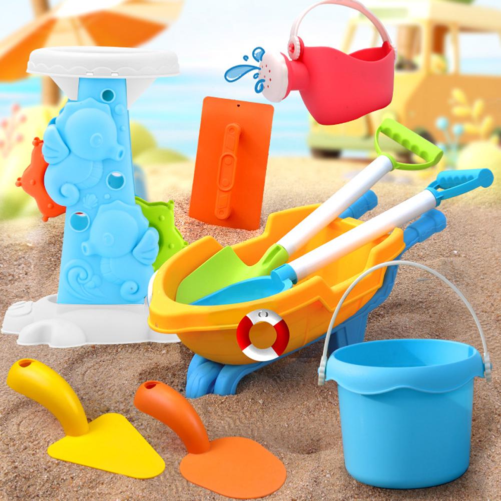 Children'S Sandcastle Toy Sand Timer Outdoor Beach Sand Play Water Fun Gardening Shoveling Tool Set