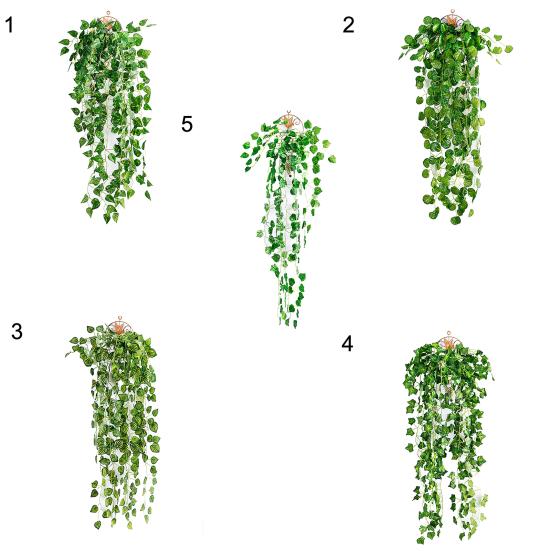 Wiszące winorośle Rośliny wiszące winorośle Atrakcyjne trwałe żywe realistyczne sztuczne wiszące winorośle na wesele