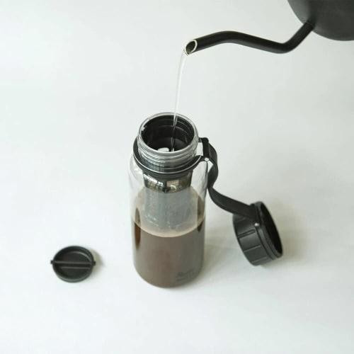 RIVERS Bottle Strainer (for reusable bottles and STOUT air), Long, Black, BSLBK