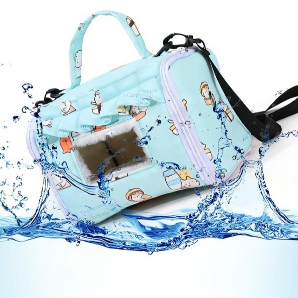 Portable Warm Parrot Carrier Bag Windproof Thicken Bird Travel Cage with Window Large Space Hamster Outdoor Bag Pet Supplies