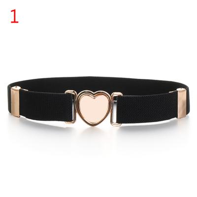 Fashion Heart Belt  Adjustable Girls Dresses Elastic Belts Waist Belt
