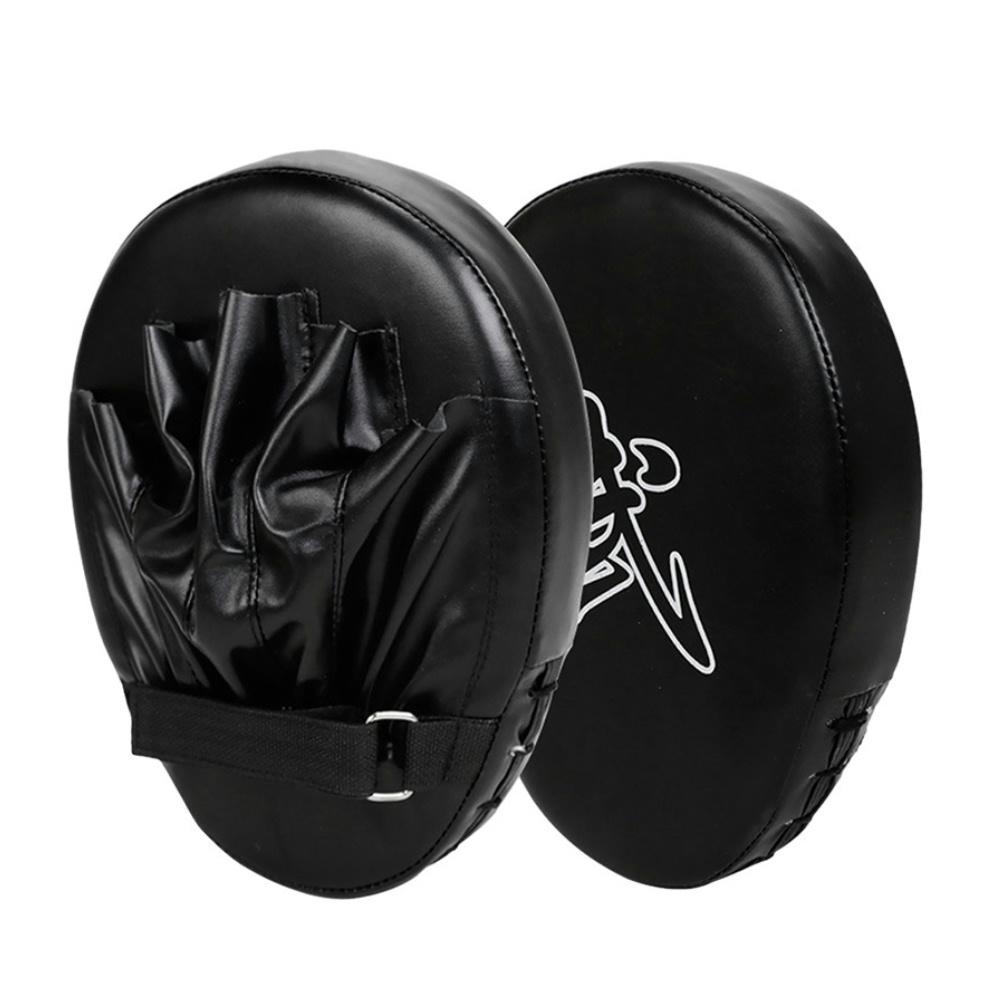 Curved Boxing Muay Thai Hand Target Sanda Training Thickened Earthquake-resistant Curved Baffle PU Leather 5-finger Hand Target