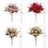 Flower Fabric Rose For Living Room Outdoor Wedding Event Fashion Decoration