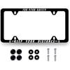 Blue Boho Flowers License Plate Frame Stainless Steel Holder 12.2" X 6.2" | Cute Floral License Plate Personalise Auto Parts for Men Women Car