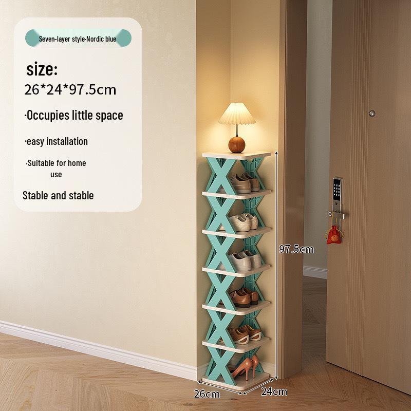 Multi-Layer Detachable Shoe Rack for Entryway and Storage Solutions