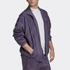 Adidas Originals Trefoil Logo Print Stand Collar Sports Jacket Men Jackets Purple GL6157