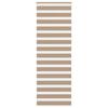 VidaXL Store Zebra Brown Sand Fabric Width 70.9 Cm Polyester, Zebra Roller Blind, Zebra Blind for Window, Blind 4014594