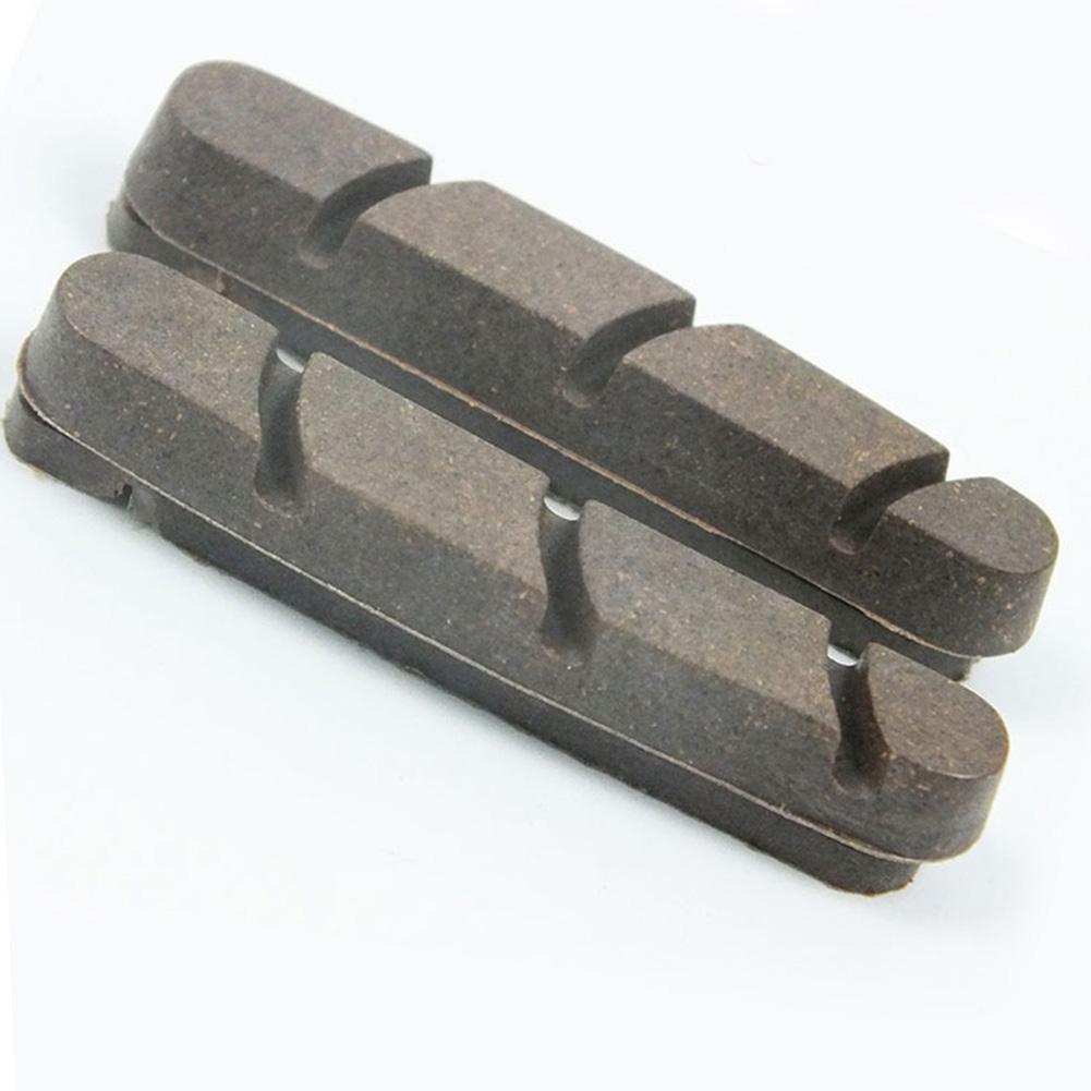 1 Pair Bicycle Brake Pads 2 Pieces Black Road Bike Rubber