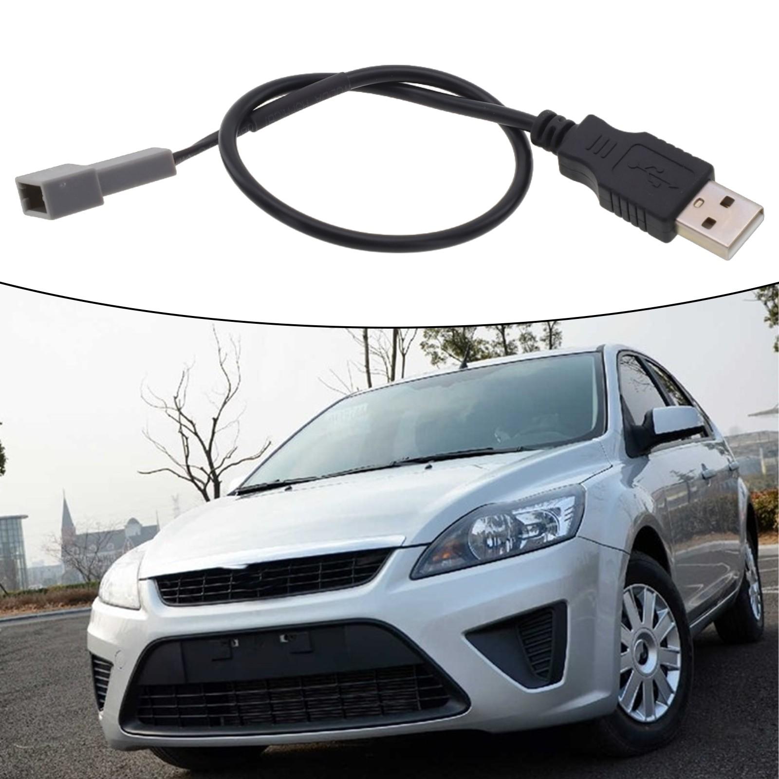 4Pin Socket Cable Car Audio USB Cable Radio USB Adapter