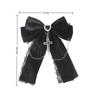 Cute Bow Cross Pendant Gothic Hair Clip Exquisite Lace Design Bag Charm Lolita Hair Accessories Japanese Style Y2K Hair Clip