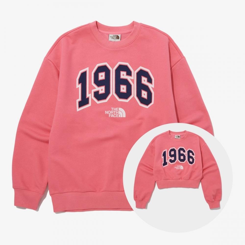 

[Официальный The North Face] Nm5mp51m White Label Свитшот с логотипом 1966 PINK/085