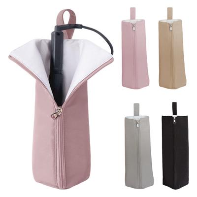 Hair Curling Holder Mat Zipper Closure Heat Resistant Waterproof Lightweight Portable Multipurpose