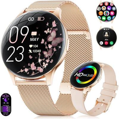 Smartwatch - LAROY DUVO - FV21 - 1,43 Zoll HD Always-On Display - Metallgehäuse 7,99 mm - IP67