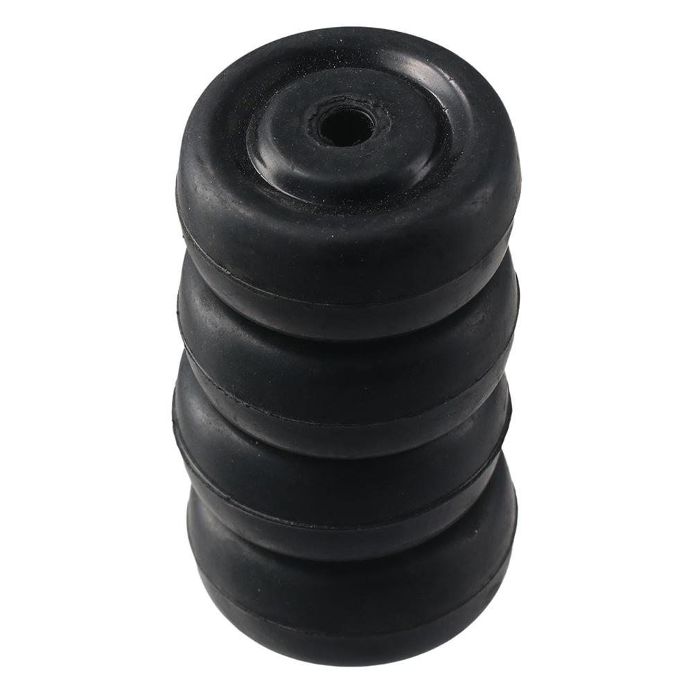 

4 шт. Чорне меблеве колесо 1,5 /2 /2,5 /3 Гумове колесо Легке у використанні Коліщатко для візка Скейтборд 1.5inch