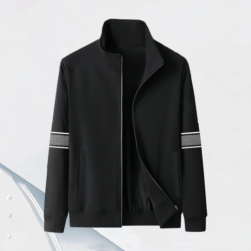 Męska bluza z kapturem na pluszowym podbiciu, z kołnierzem stojącym - Jesień/Zima, Przyjazna dla skóry, Codzienna, Wygodna, Modna.