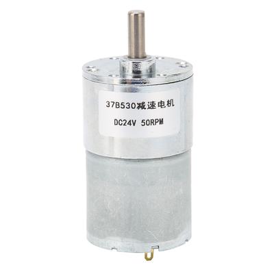 Gear Motor Reduction Geared Box Equipment Industrial Control Supplies 50RPM DC24V 37B530