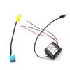 Car Rear View Camera Power Delay Timer Filter Rectifier RCD330 PQ MIB RCA Conversion Adapter For VW BENZ N84F