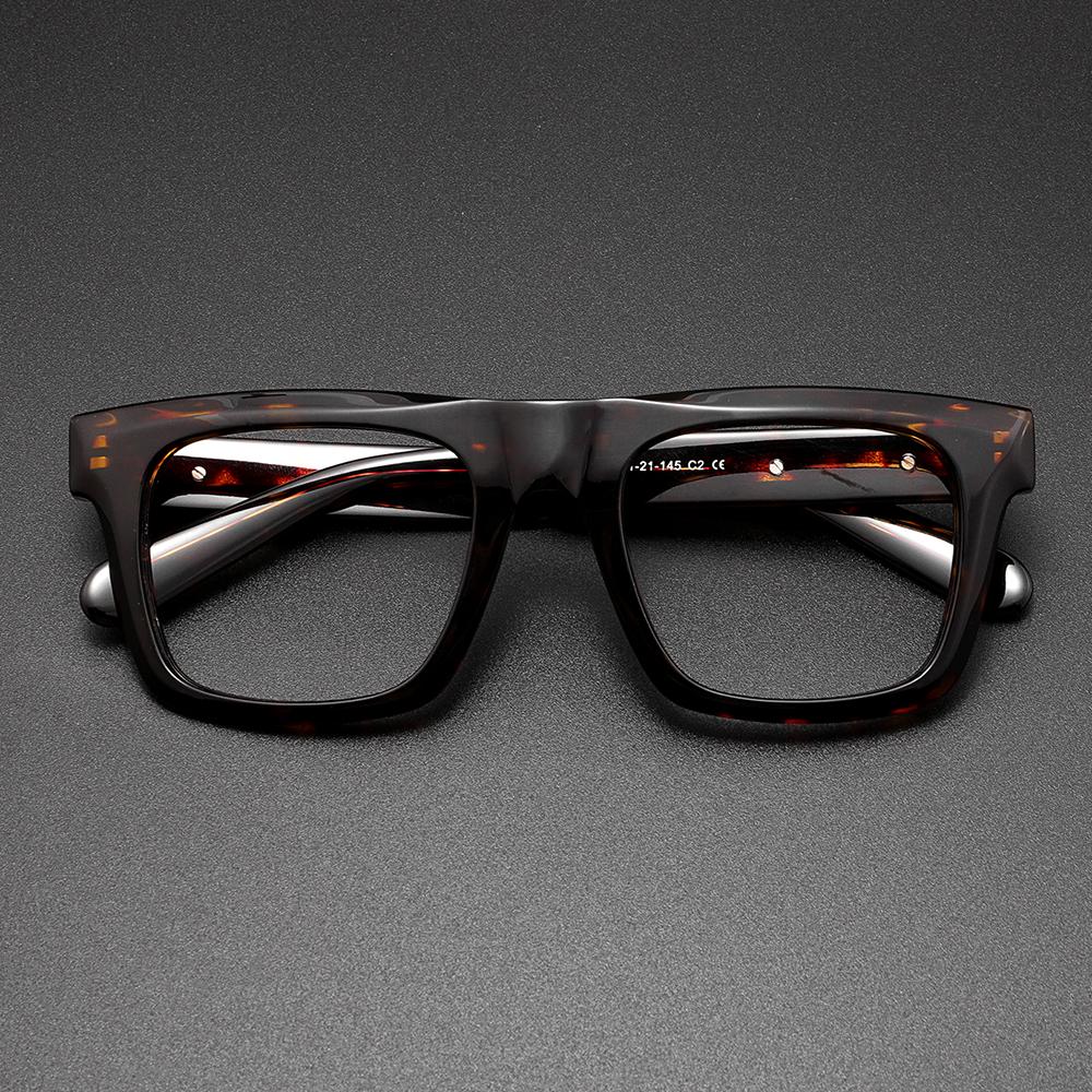 

Vintage Acetate Spectacles Frame Color Change Sunglasses Men Women Anti Blue Light Photochromic Custom Eyewear Optical Eyeglasse 0(NO BLUE LIGHT)