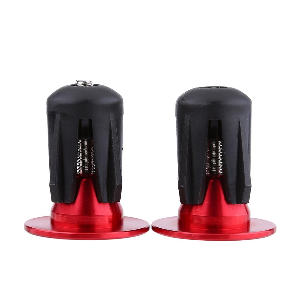 2pcs Colorful Aluminum Bike Bicycle Handlebars Bar Grips End Plugs Caps Bike Accessory