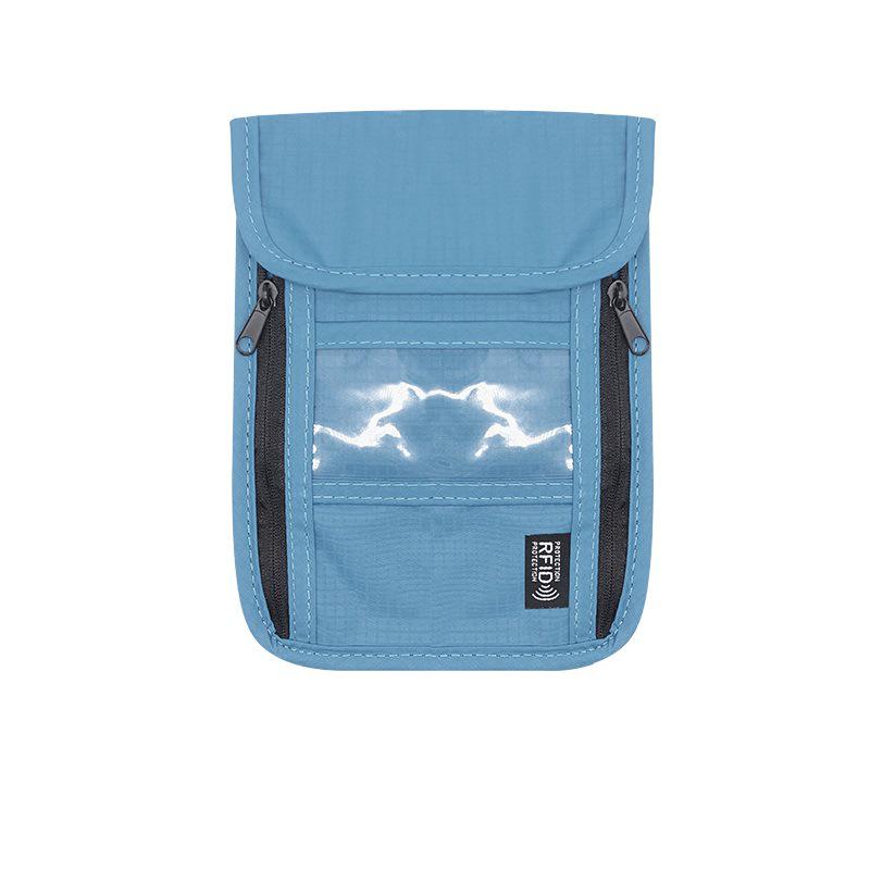 RFID Blocking Anti-Theft Lanyard Bag for Keys & Passport
