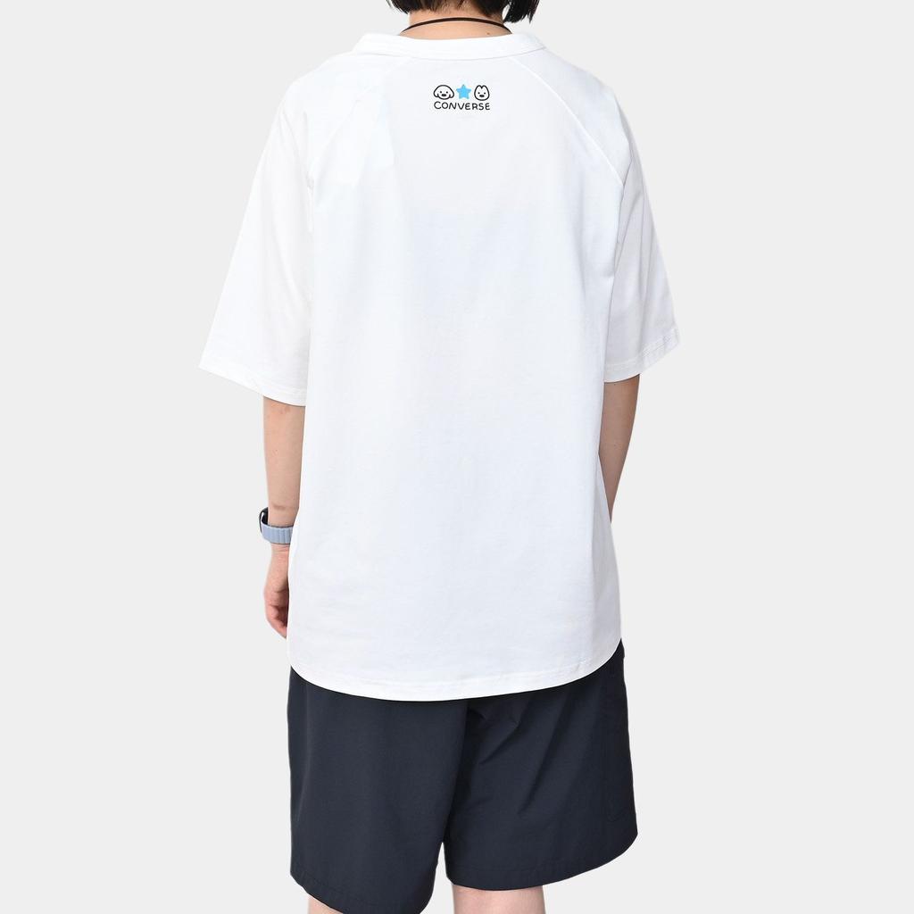 Converse T Shirts Unisex White Crew Neck UCK177-W70