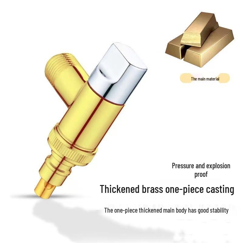 MDNG Copper Washing Machine Auto Stop Faucet