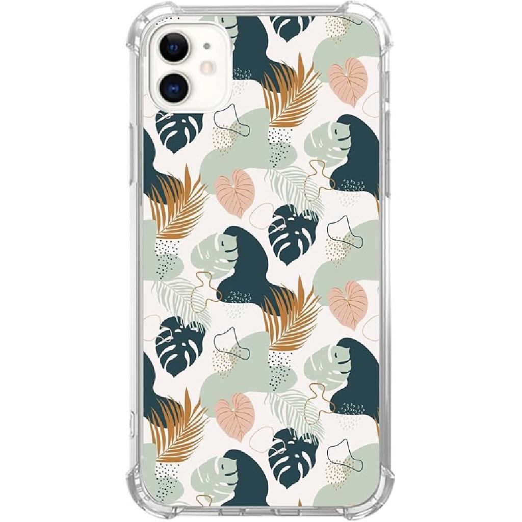 Trippy Psychedelic Flowers Phone Case for iPhone 11, Indie Hippie Colorful Eyes Flower Cover for Teens Women Men, Soft TPU Shockproof Case for iPhone