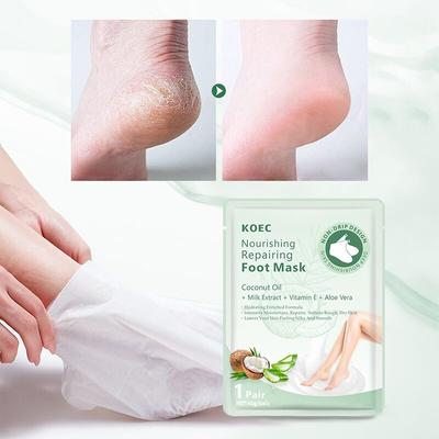 Die nährende Reparatur-Fußmaske mit Avocadomilch zur Rissvorbeugung im Herbst und Winter entfernt abgestorbene Haut