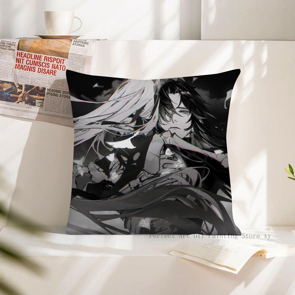 

Anime Game Honkai Star Rail Blade Pillow Case Fashion Square Pillowcase Bedroom Sofa Room Ins Decoration Leisure Cushion Cover 16x16Inch