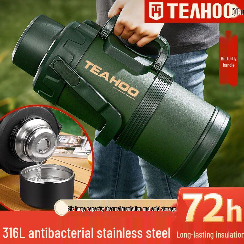 316 Stainless Steel Insulated Thermos Flask - Portable Travel Water Bottle for Students and Household Use