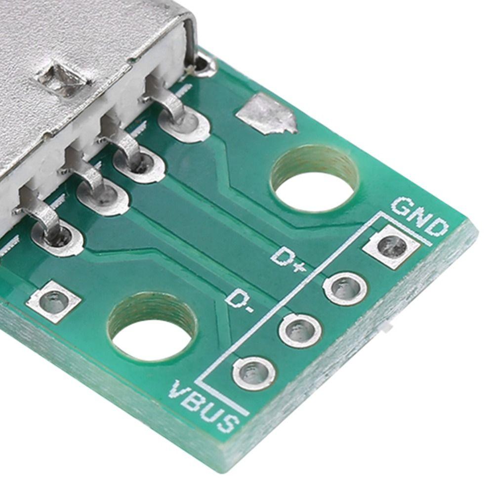 10PCS Mini USB Type a To DIP Adapter Board USB Type a Male Plug To DIP  Breadboard Design