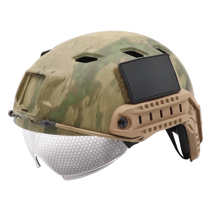 Tactical Camouflage Helmet with Goggles