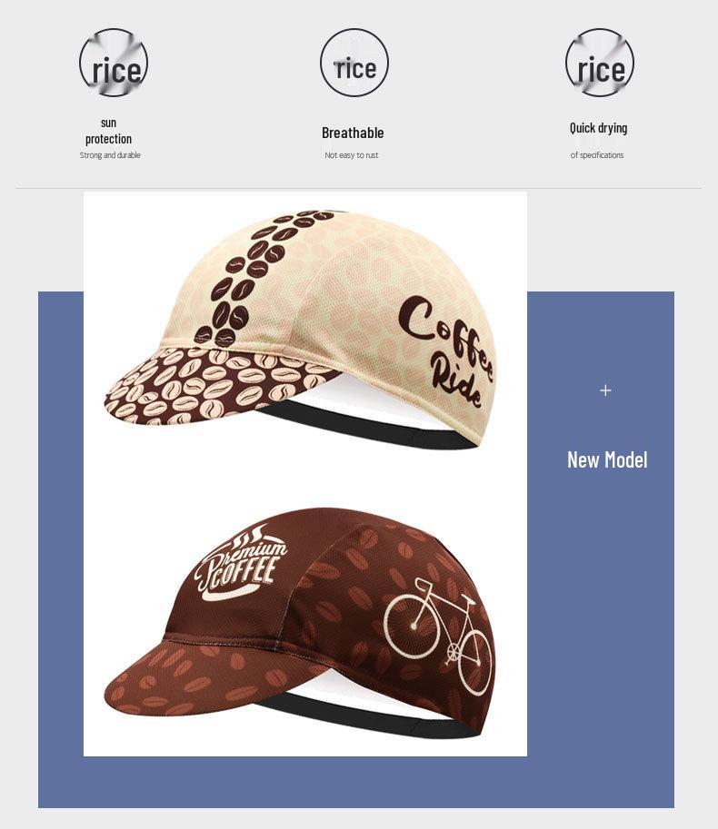 Quick-Dry Breathable Cycling Cap with Sun Protection - Helmet Liner