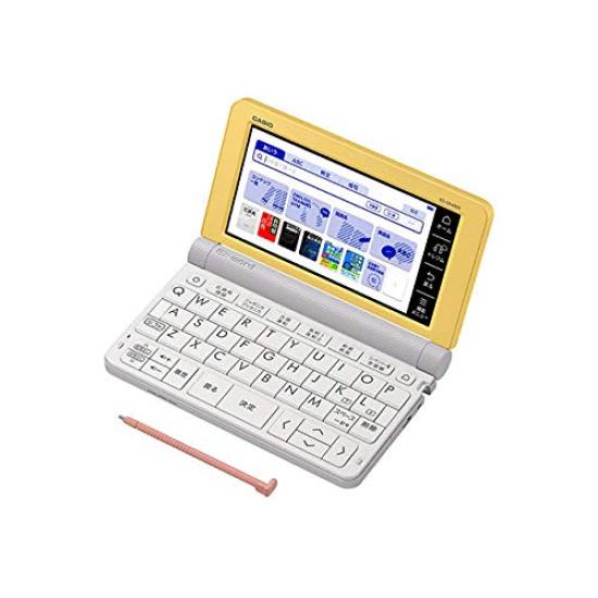 Casio Electronic Dictionary for High School Students with 215 Contents Ex-word (XD-SR4800YW, Yellow)