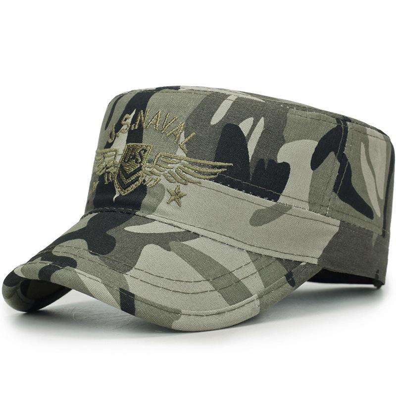 Herren-Schiebermütze im koreanischen Camouflage-Stil – trendige, lässige Entenschnabelmütze für Frühling/Herbst